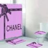 Chanel Bathroom Set Luxury Fashion Brand Home Decor Hypebeast Bath Mat