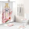 Chanel Bathroom Set Luxury Fashion Brand Bath Mat Home Decor Hypebeast