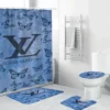 Louis Vuitton Bathroom Set Hypebeast Home Decor Bath Mat Luxury Fashion Brand