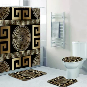 Versace Bathroom Set Hypebeast Luxury Fashion Brand Home Decor Bath Mat