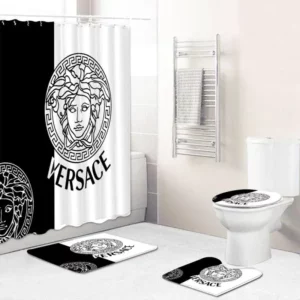 Versace Bathroom Set Home Decor Luxury Fashion Brand Hypebeast Bath Mat