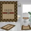 Gucci Combo Bathroom Set Home Decor Luxury Fashion Brand Hypebeast Bath Mat