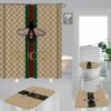 Gucci Combo Bathroom Set Hypebeast Home Decor Luxury Fashion Brand Bath Mat