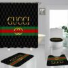 Gucci Combo Bathroom Set Luxury Fashion Brand Hypebeast Bath Mat Home Decor