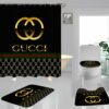 Gucci Combo Bathroom Set Bath Mat Luxury Fashion Brand Hypebeast Home Decor