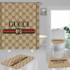 Gucci Combo Bathroom Set Home Decor Hypebeast Bath Mat Luxury Fashion Brand