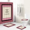 Chanel Pink Bathroom Set Bath Mat Home Decor Luxury Fashion Brand Hypebeast
