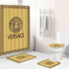 Versace - Style Bathroom Set Home Decor Bath Mat Luxury Fashion Brand Hypebeast