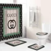 Gucci - Style Bathroom Set Bath Mat Luxury Fashion Brand Home Decor Hypebeast