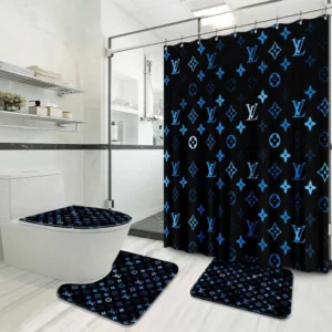 Louis Vuitton Lv Louis Vuitton Bathroom Set Bath Mat Luxury Fashion Brand Hypebeast Home Decor