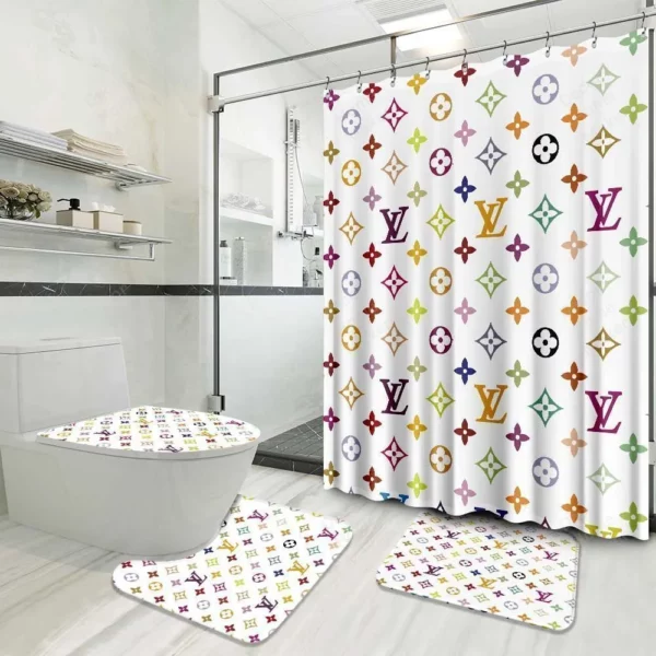 Louis Vuitton Lv Louis Vuitton Bathroom Set Bath Mat Hypebeast Luxury Fashion Brand Home Decor