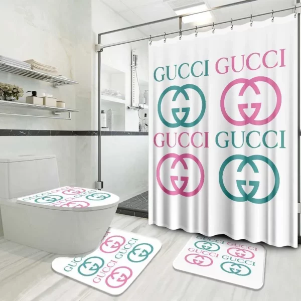 Gucci Gucci Bathroom Set Bath Mat Luxury Fashion Brand Hypebeast Home Decor