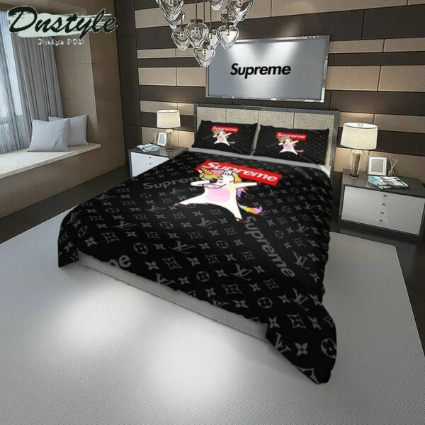 Unicorn Supreme Logo Brand Bedding Set Luxury Home Decor Bedroom Bedspread