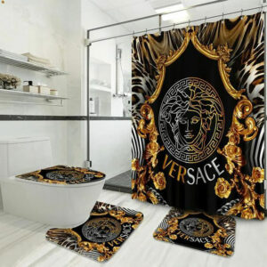 Gianni Versace Medusa Bathroom Set Home Decor Hypebeast Luxury Fashion Brand Bath Mat