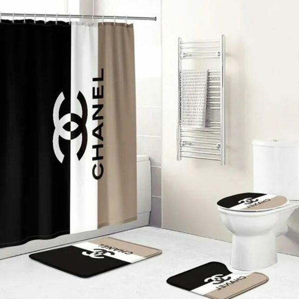 Chanel Bathroom Set Luxury Fashion Brand Bath Mat Home Decor Hypebeast