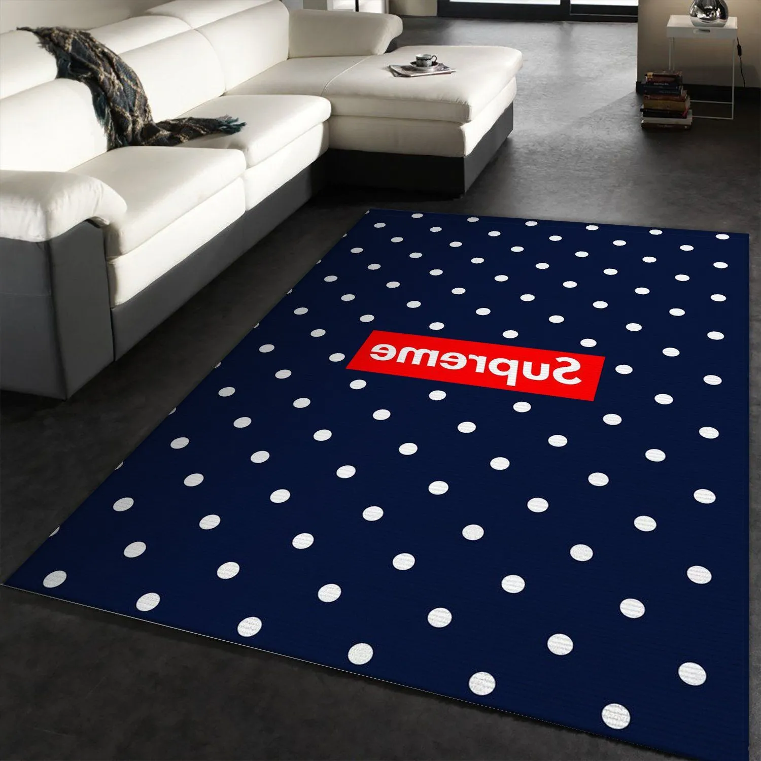 Supreme x cdg s Rectangle Rug Area Carpet Home Decor Door Mat Fashion Brand Luxury