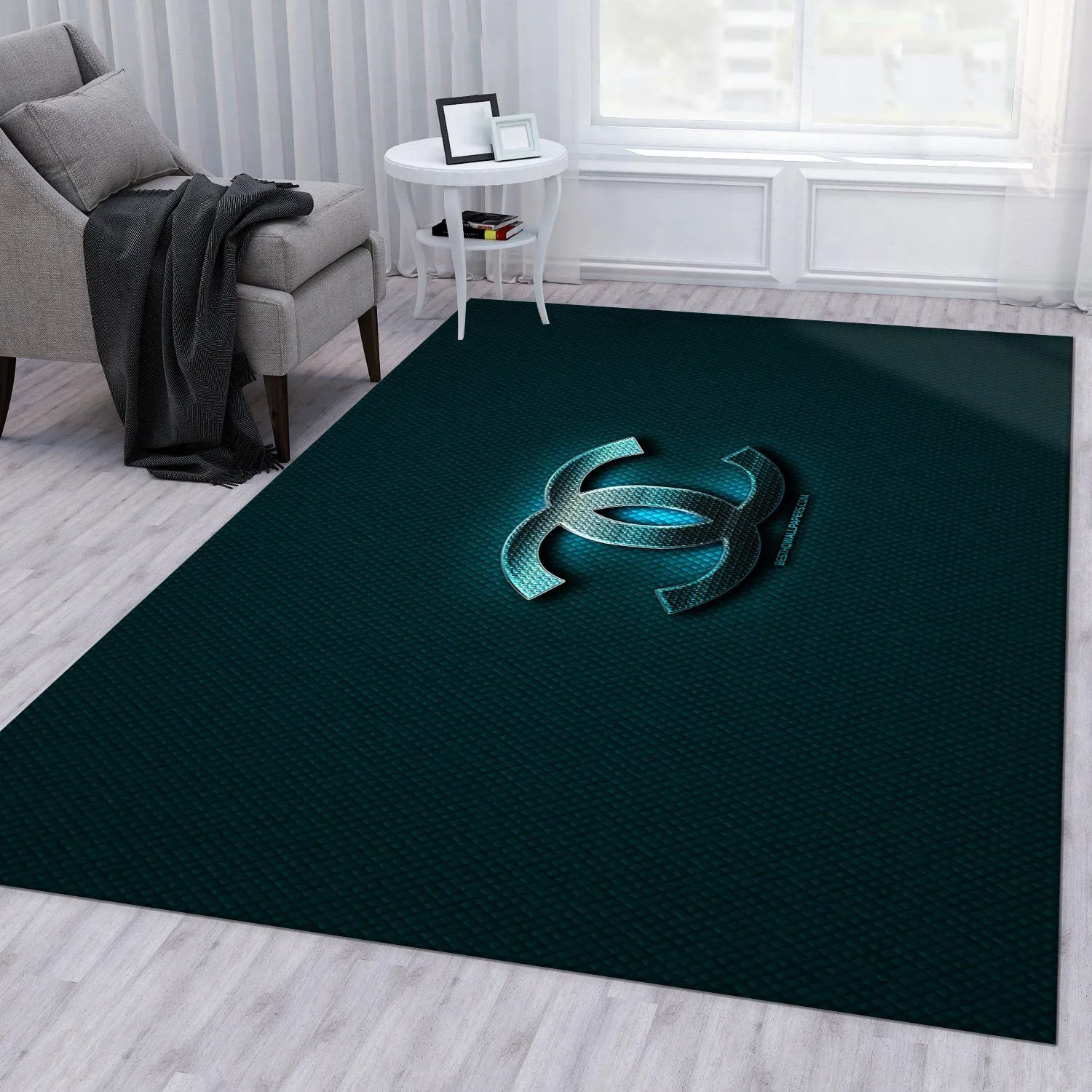 Chanel Rectangle Rug Fashion Brand Home Decor Luxury Area Carpet Door Mat
