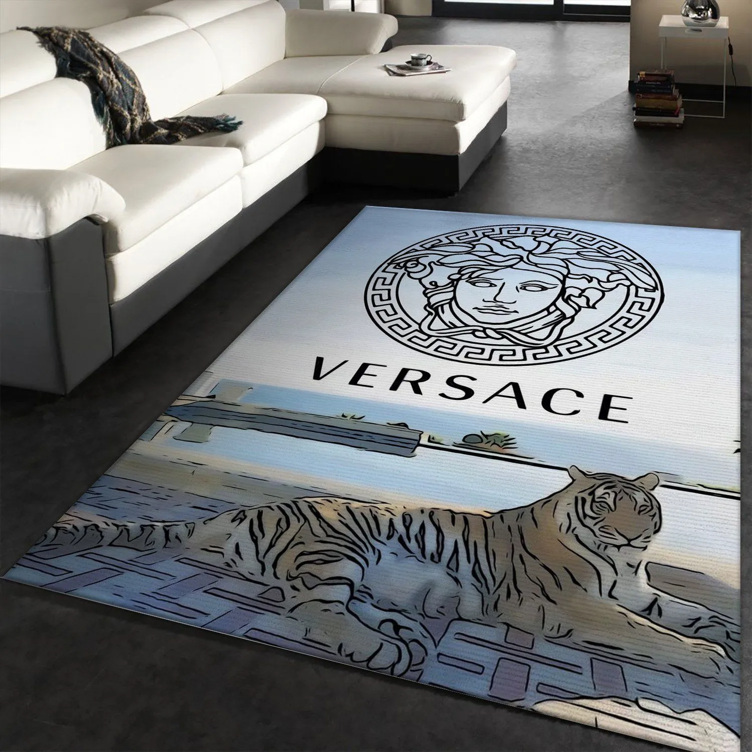 Versace s Rectangle Rug Home Decor Door Mat Luxury Fashion Brand Area Carpet