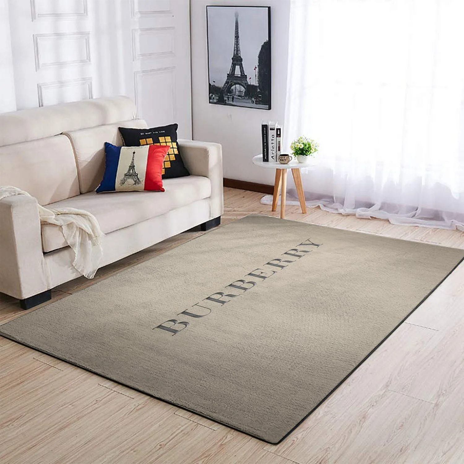 Burberry Rectangle Rug Area Carpet Luxury Door Mat Fashion Brand Home Decor