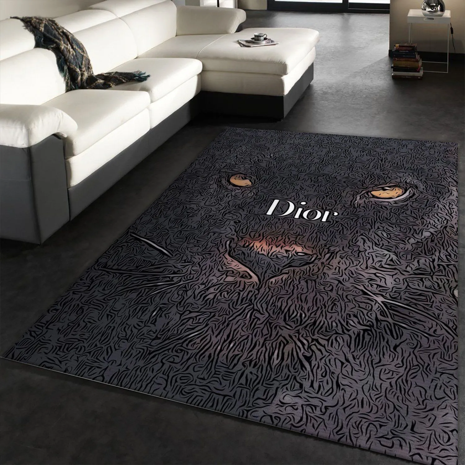 Dior Rectangle Rug Door Mat Luxury Area Carpet Home Decor Fashion Brand