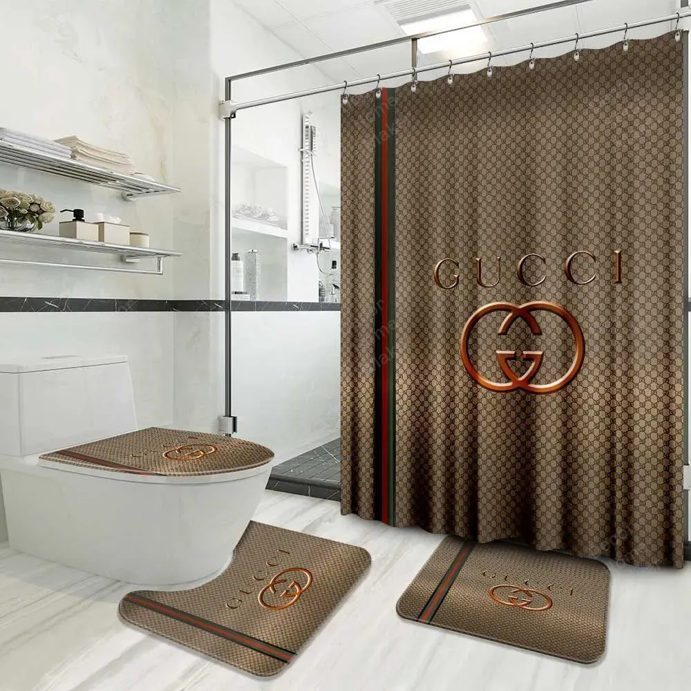 Gucci Bathroom Set Hypebeast Luxury Fashion Brand Bath Mat Home Decor