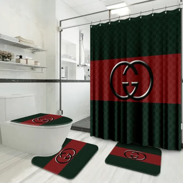 Gucci Bathroom Set Luxury Fashion Brand Bath Mat Home Decor Hypebeast