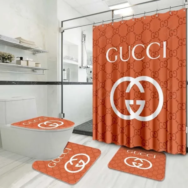 Gucci Bathroom Set Hypebeast Luxury Fashion Brand Bath Mat Home Decor