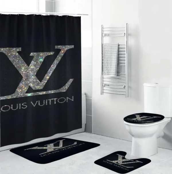 Louis Vuitton Bathroom Set Luxury Fashion Brand Hypebeast Bath Mat Home Decor