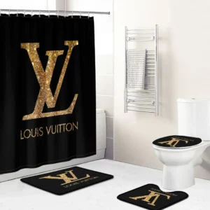 Louis Vuitton Bathroom Set Bath Mat Home Decor Luxury Fashion Brand Hypebeast