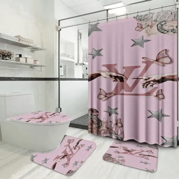 Louis Vuitton Bathroom Set Home Decor Bath Mat Hypebeast Luxury Fashion Brand