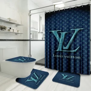 Louis Vuitton Bathroom Set Bath Mat Luxury Fashion Brand Hypebeast Home Decor