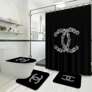 Chanel Bathroom Set Luxury Fashion Brand Home Decor Hypebeast Bath Mat