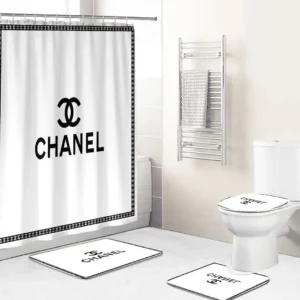 Chanel Bathroom Set Bath Mat Luxury Fashion Brand Hypebeast Home Decor