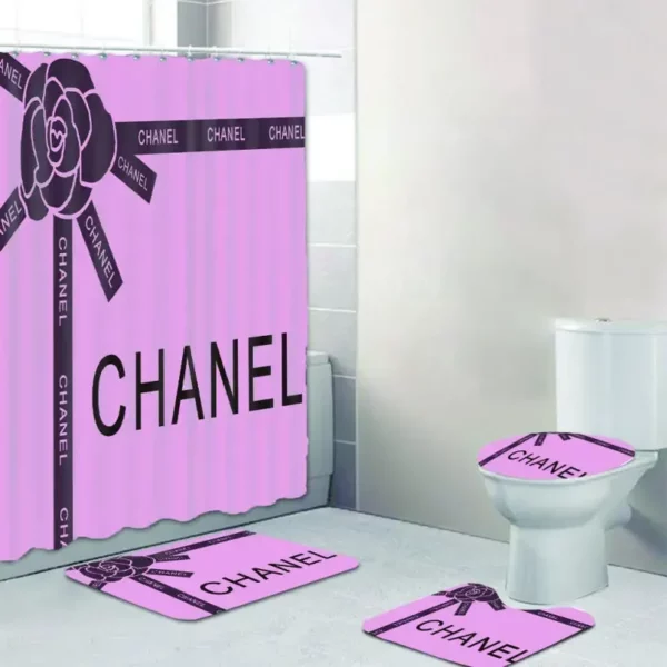 Chanel Bathroom Set Home Decor Bath Mat Luxury Fashion Brand Hypebeast