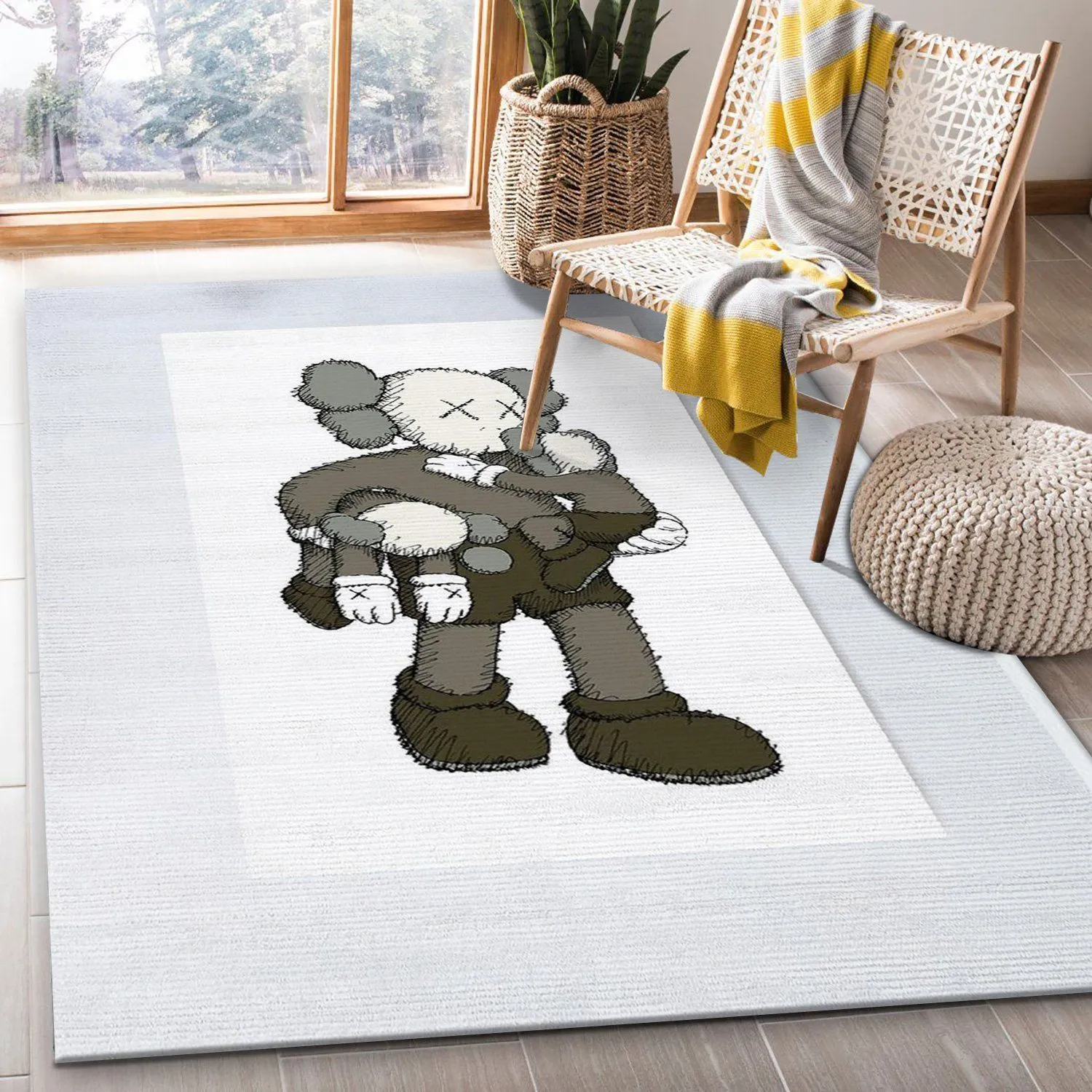 Baby kaws Rectangle Rug Area Carpet Home Decor Fashion Brand Door Mat Luxury