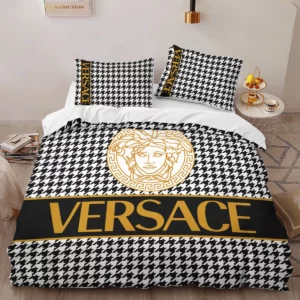 Versace Louis Vuitton Logo Brand Bedding Set Luxury Home Decor Bedroom Bedspread