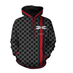 Gucci Dragonfly Black Type 1046 Hoodie Outfit Fashion Brand Luxury