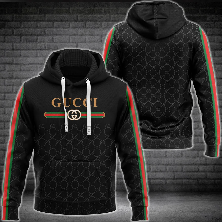 Gucci Stripe Type 981 Hoodie Outfit Fashion Brand Luxury