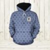 Louis Vuitton Blue Lv Type 906 Luxury Hoodie Fashion Brand Outfit