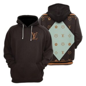 Louis Vuitton Brown Lv Type 901 Luxury Hoodie Fashion Brand Outfit