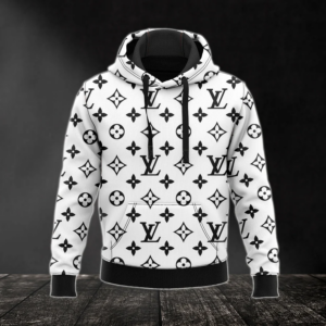 Louis Vuitton White Lv Type 831 Luxury Hoodie Fashion Brand Outfit