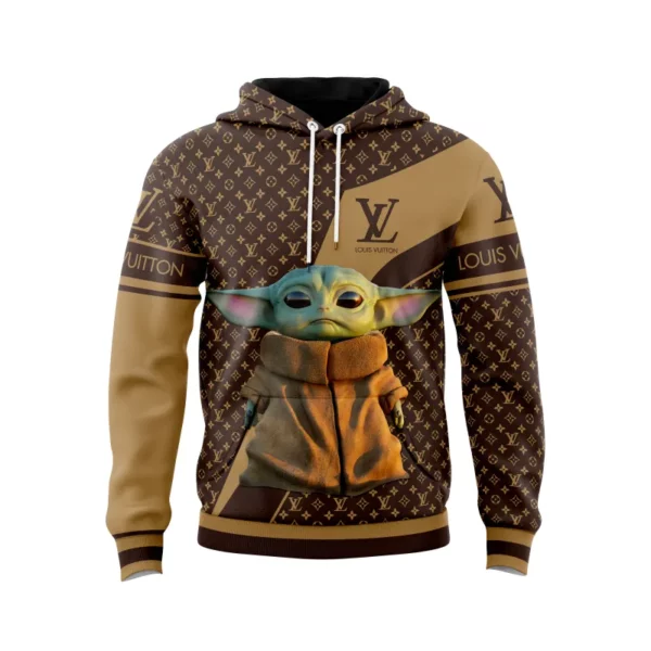 Louis Vuitton Yoda Brown Type 534 Hoodie Outfit Luxury Fashion Brand