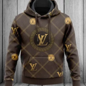 Louis Vuitton Brown Type 471 Hoodie Fashion Brand Outfit Luxury