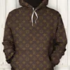 Louis Vuitton Brown Type 449 Hoodie Fashion Brand Luxury Outfit