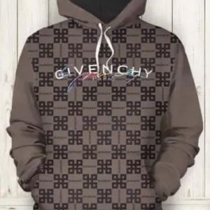 Givenchy Brown Type 435 Hoodie Outfit Luxury Fashion Brand