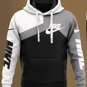 Nike Grey And White Type 395 Hoodie Fashion Brand Luxury Outfit