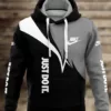 Nike Just Do It White Line Camou Type 393 Luxury Hoodie Fashion Brand Outfit