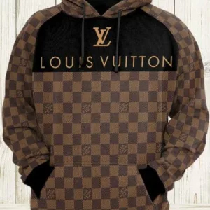 Louis Vuitton Brown Type 356 Hoodie Outfit Fashion Brand Luxury