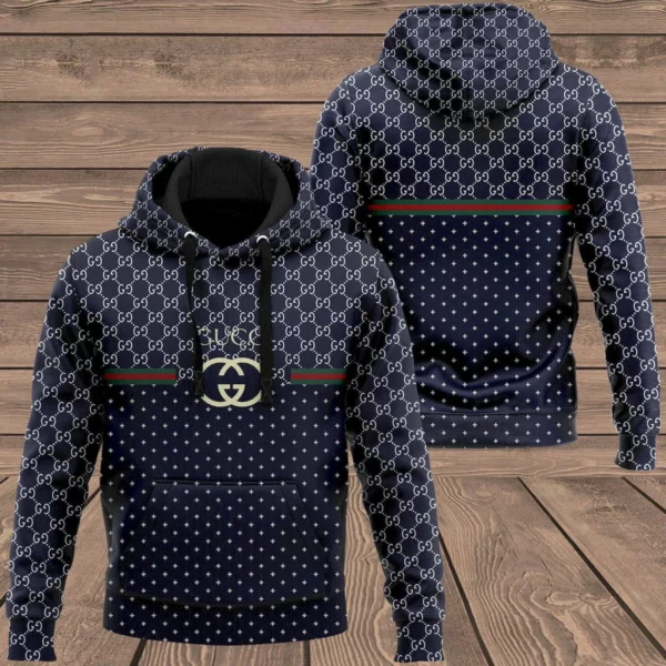 Gucci Navy Type 201 Hoodie Fashion Brand Luxury Outfit