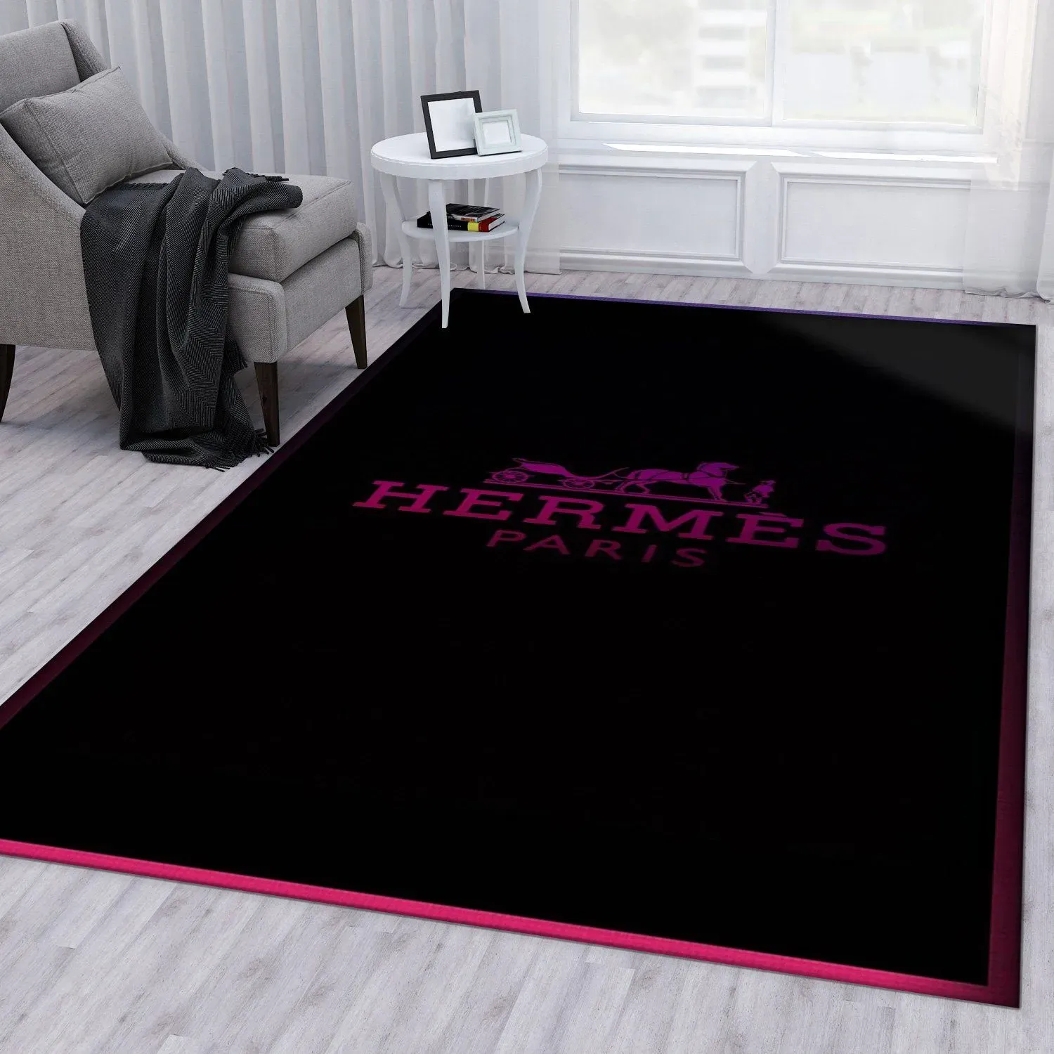 Hermes Rectangle Rug Area Carpet Luxury Home Decor Door Mat Fashion Brand